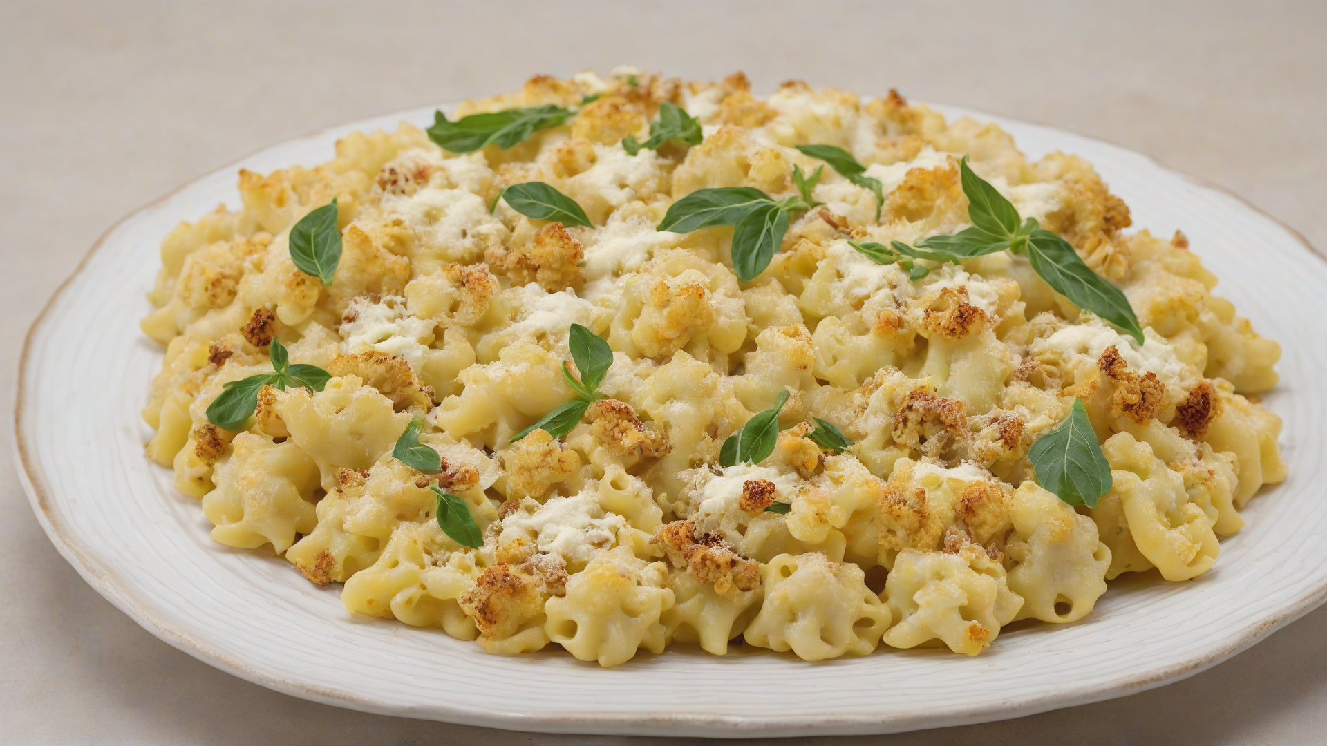 pasta con cavolfiore al forno